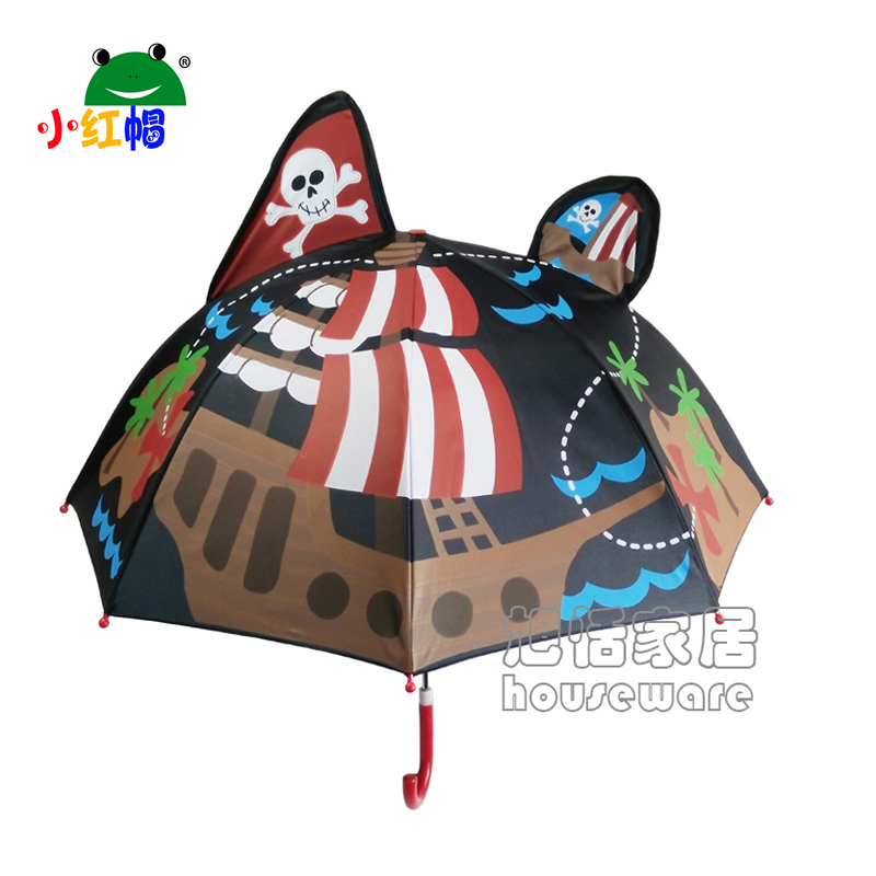 小紅帽兒童晴雨傘創意卡通傘太陽傘超輕防曬長柄傘男女孩禮物促銷