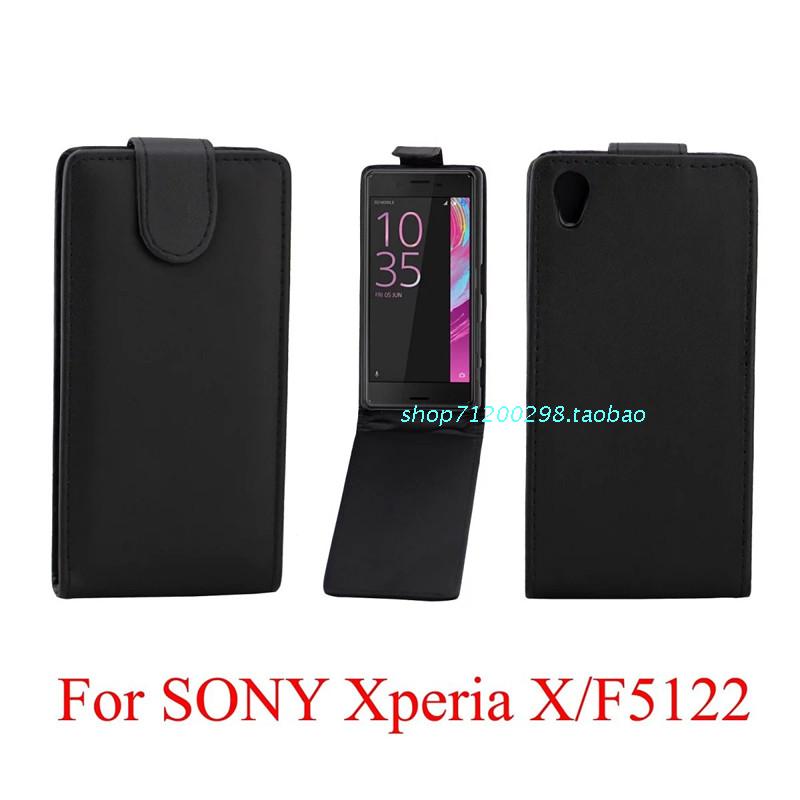 索尼Xperia X/F5122手機套普通平紋皮套 上下開翻保護套外殼批發