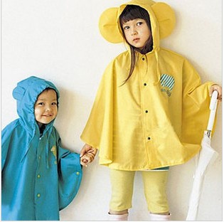 韓國代購Smally正品雨披 韓版兒童雨衣男女童雨披雨具可配親子款