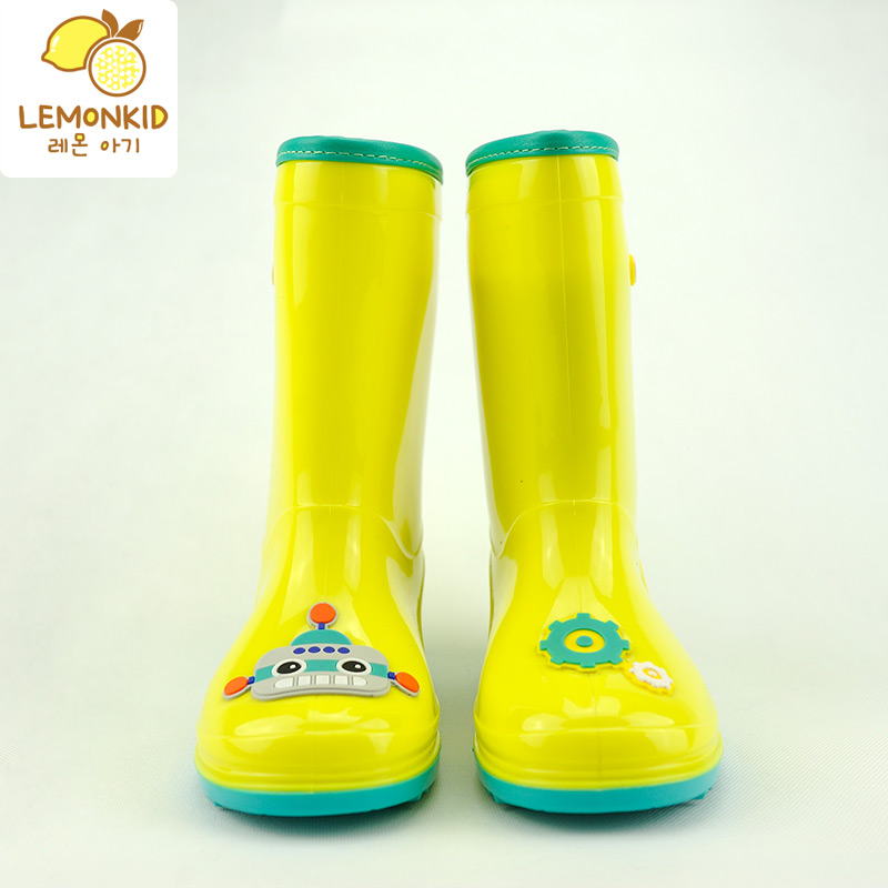 韓國代購新品 環保PVC超輕兒童雨鞋 糖果色防滑男女寶寶雨靴包郵