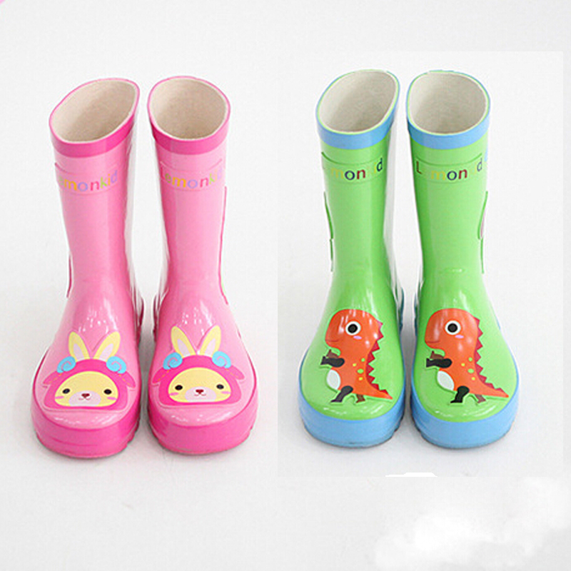 韓國正品新款兒童雨鞋新款天然橡膠男女童小學生雨靴雨鞋卡通包郵